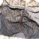 FENDI Zucca Canvas Hand Bag Black Brown Auth bs30706-20