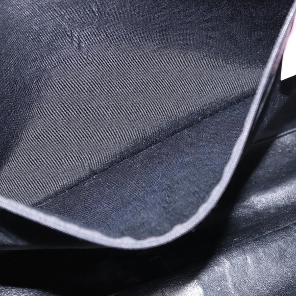 CHANEL COCO Mark Tote Bag Caviar Skin Black Gold CC Auth bs30707