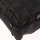 CHANEL New Travel line Hand Bag Nylon 2way Black CC Auth bs30708-9