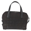 CHANEL Neue Reiselinie Handtasche Nylon 2way Schwarz CC Auth bs30708-2