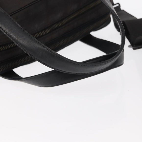 CHANEL New Travel line Hand Bag Nylon 2way Black CC Auth bs30708