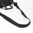 CHANEL New Travel line Hand Bag Nylon 2way Black CC Auth bs30708-8