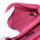 CHANEL Choco Bar Chain Hand Bag Lamb Skin Pink Silver CC Auth bs30713V-22