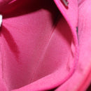 CHANEL Choco Bar Chain Hand Bag Lamb Skin Pink Silver CC Auth bs30713V-26