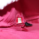 CHANEL Choco Bar Chain Hand Bag Lamb Skin Pink Silver CC Auth bs30713V-11