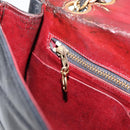 CHANEL Chain Shoulder Bag Lamb Skin Black Gold CC Auth bs30716-21