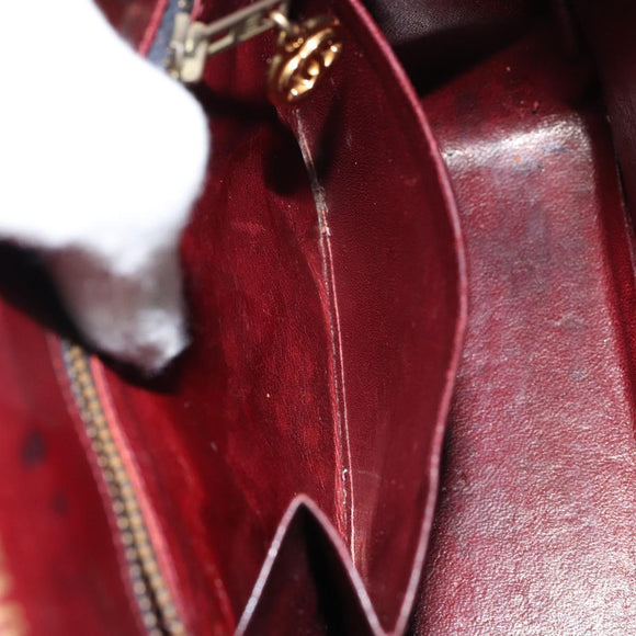 CHANEL Chain Shoulder Bag Lamb Skin Black Gold CC Auth bs30716