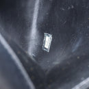 CHANEL Shoulder Bag Enamel Black Gold CC Auth bs30719-11