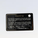 CHANEL Shoulder Bag Enamel Black Gold CC Auth bs30719-12