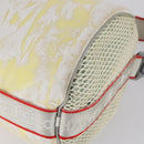 CHANEL Sports Line Shoulder Bag Vinyl White Silver CC Auth bs30721-16