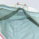 CHANEL Sports Line Shoulder Bag Vinyl White Silver CC Auth bs30721-18