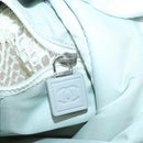 CHANEL Sports Line Shoulder Bag Vinyl White Silver CC Auth bs30721-21