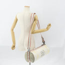 CHANEL Sports Line Shoulder Bag Vinyl White Silver CC Auth bs30721-22