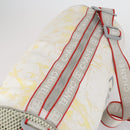 CHANEL Sports Line Shoulder Bag Vinyl White Silver CC Auth bs30721-6