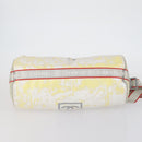 CHANEL Sports Line Shoulder Bag Vinyl White Silver CC Auth bs30721-5