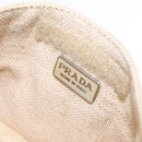 PRADA Hand Bag Vinyl Clear Beige Auth bs30723-21