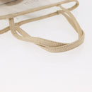 PRADA Hand Bag Vinyl Clear Beige Auth bs30723-7