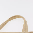 PRADA Hand Bag Vinyl Clear Beige Auth bs30723-8