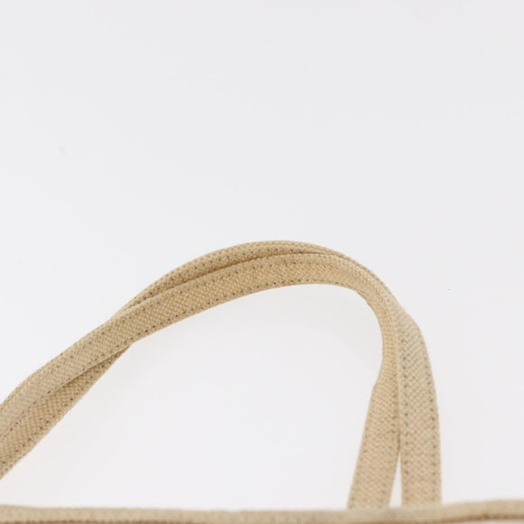 PRADA Hand Bag Vinyl Clear Beige Auth bs30723