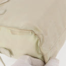 PRADA Hand Bag Nylon White Silver Auth bs30724-9