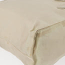 PRADA Hand Bag Nylon White Silver Auth bs30724-14