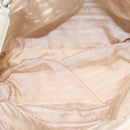 PRADA Hand Bag Nylon White Silver Auth bs30724-11