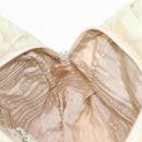 PRADA Hand Bag Nylon White Silver Auth bs30724-19