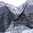 PRADA Hand Bag Nylon Leather Black Gold Auth bs30725-18