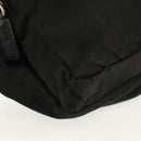PRADA Shoulder Bag Nylon Black Silver Auth bs30726-16