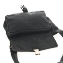 PRADA Shoulder Bag Nylon Black Silver Auth bs30726-23