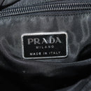 PRADA Shoulder Bag Nylon Black Silver Auth bs30726-27
