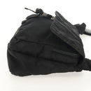 PRADA Shoulder Bag Nylon Black Silver Auth bs30726-5