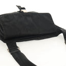 PRADA Shoulder Bag Nylon Black Silver Auth bs30726-7