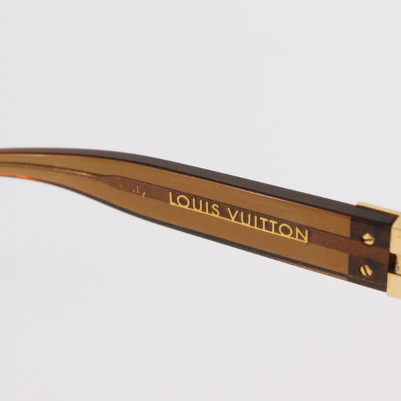 LOUIS VUITTON Supson Oversized Sunglasses plastic Brown Z0283E LV Auth bs30730