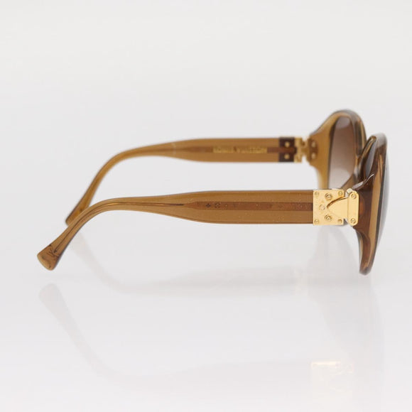 LOUIS VUITTON Supson Oversized Sunglasses plastic Brown Z0283E LV Auth bs30730
