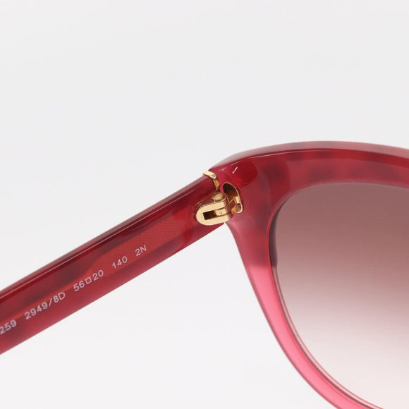 DOLCE&GABBANA Sunglasses plastic Pink Auth bs30732
