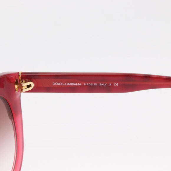 DOLCE&GABBANA Sunglasses plastic Pink Auth bs30732