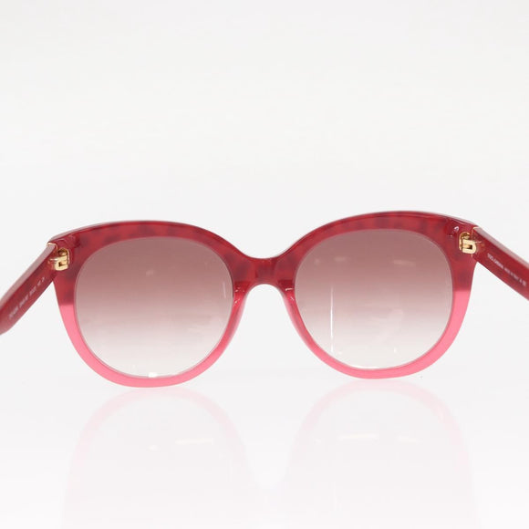 DOLCE&GABBANA Sunglasses plastic Pink Auth bs30732