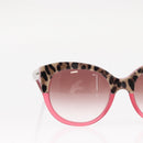 DOLCE&GABBANA Sunglasses plastic Pink Auth bs30732-4