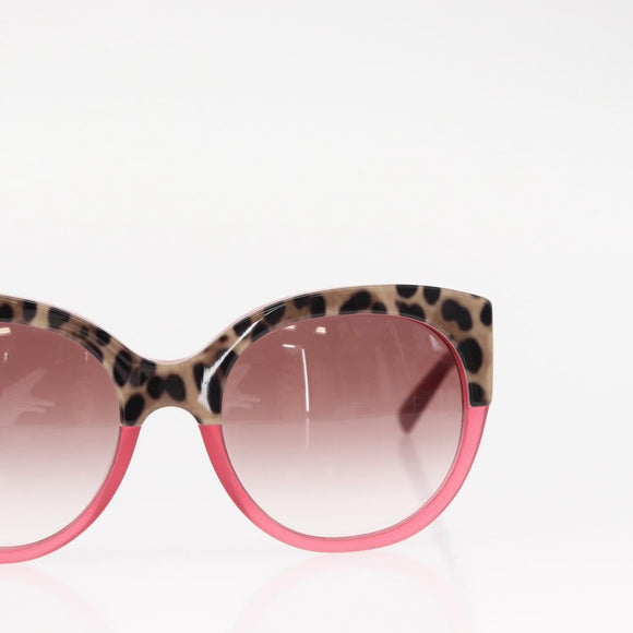 DOLCE&GABBANA Sunglasses plastic Pink Auth bs30732