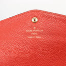 LOUIS VUITTON Empreinte Portefeuille Curies Wallet Orange M60302 Auth bs30737-18