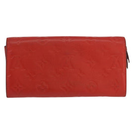 LOUIS VUITTON Empreinte Portefeuille Curies Wallet Orange M60302 Auth bs30737 - 0