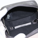 FENDI Shoulder Bag Leather Silver Auth bs30741-10