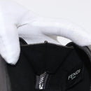 FENDI Shoulder Bag Leather Silver Auth bs30741-22