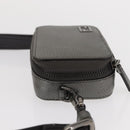 FENDI Shoulder Bag Leather Silver Auth bs30741-4