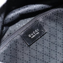 GUCCI Bamboo Hand Bag Leather Black Silver 000 0575 Auth bs30743-17