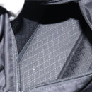 GUCCI Bamboo Hand Bag Leather Black Silver 000 0575 Auth bs30743-11