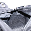 GUCCI Bamboo Hand Bag Leather Black Silver 000 0575 Auth bs30743-18