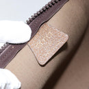 GUCCI GG Plus Supreme Clutch Bag PVC Beige Gold Auth bs30744-10