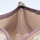 GUCCI GG Plus Supreme Clutch Bag PVC Beige Gold Auth bs30744-17